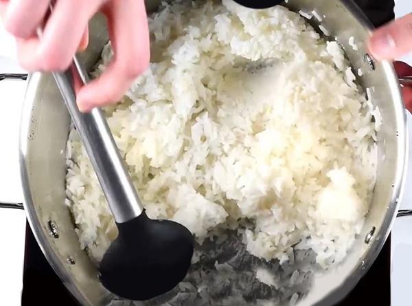 Thai Coconut Rice - Step 2